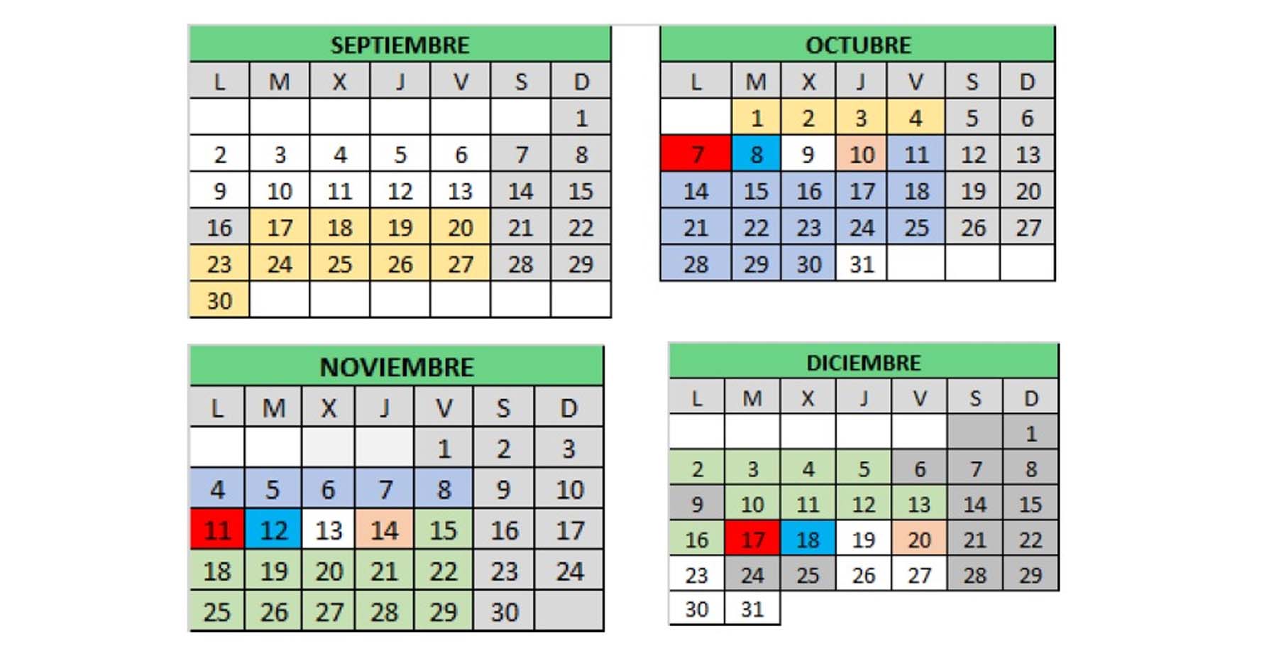 calendario