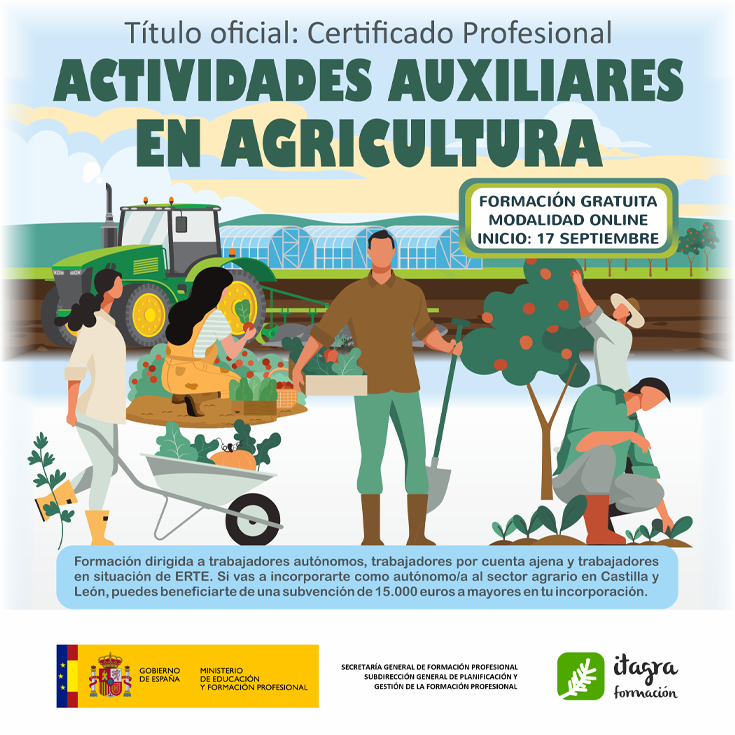 Certificado Profesional Actividades auxiliares en agricultura